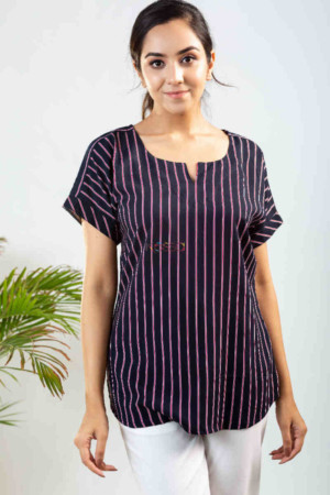 Image for Kusvaa De134 Krtvi Short Stripe Top Featured