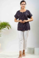 Image for Kusvaa De134 Krtvi Short Stripe Top Front