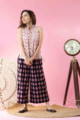 Image for Kusvaa Kcb49 Aarya Top And Pant Bagh Print Set Front
