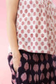 Image for Kusvaa Kcb49 Aarya Top And Pant Bagh Print Set Pocket