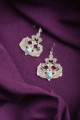 Image for Kusvaa Kpe155 Turkish Tribal Earrings Blue