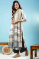 Image for Kusvaa Kuoj171 Kshobhini Kurta With Mulmul Dupatta And Pant Side
