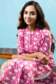 Image for Kusvaa Kuoj173 Akshita Cotton Kurta With Mulmul Dupatta Sitting