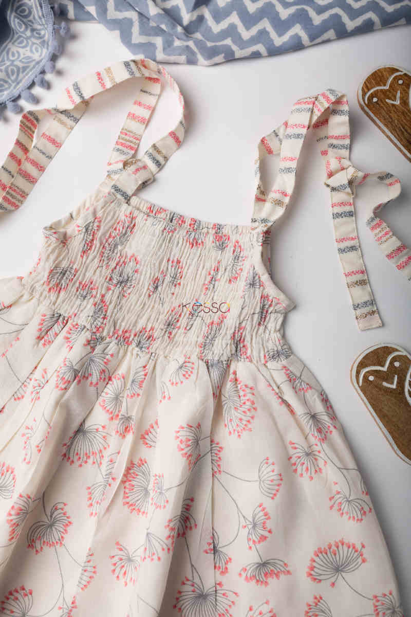 Image for Kusvaa Mbe05 Maheshi Cotton Kids Frock Look