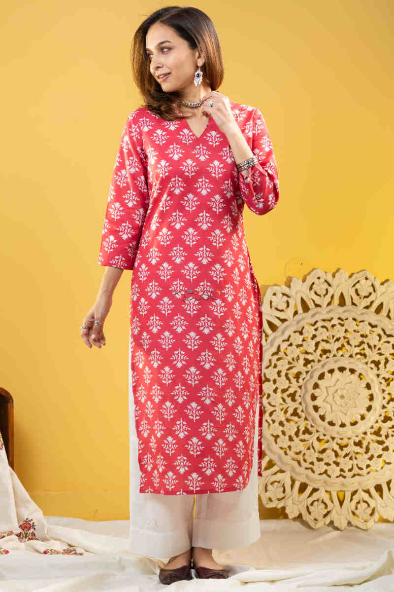 Image for Kusvaa Taf77 Ishu Regular Straight Fit Kurta Look
