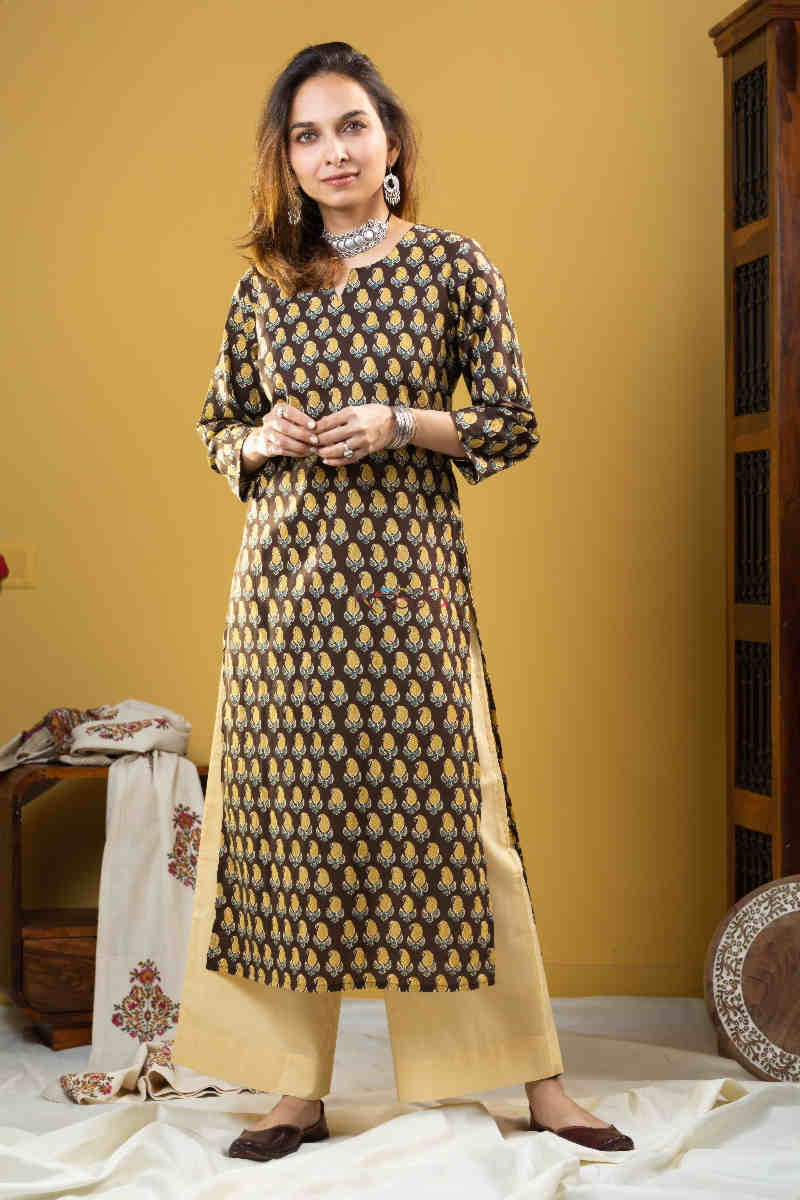 Image for Kusvaa Taf78 Idika Straight Fit Regular Kurta Featured
