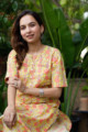 Image for Kusvaa Vcr111 Kavni Straight Fit Regular Wear Kurta Sitting 1