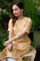 Image for Kusvaa Vcr111 Kavni Straight Fit Regular Wear Kurta Sitting