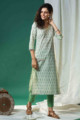 Image for Kusvaa Vcr117 Kirati Block Print Straight Kurta Look