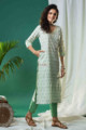 Image for Kusvaa Vcr117 Kirati Block Print Straight Kurta Right
