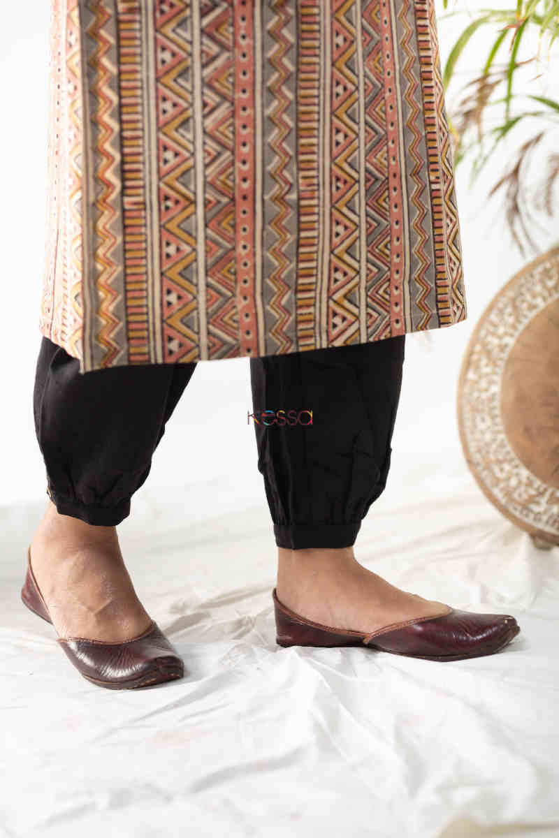 Image for Kusvaa Ws845 Baruni Straight Kalamkari Sleeveless Kurta Bottom