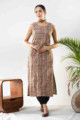 Image for Kusvaa Ws845 Baruni Straight Kalamkari Sleeveless Kurta Front