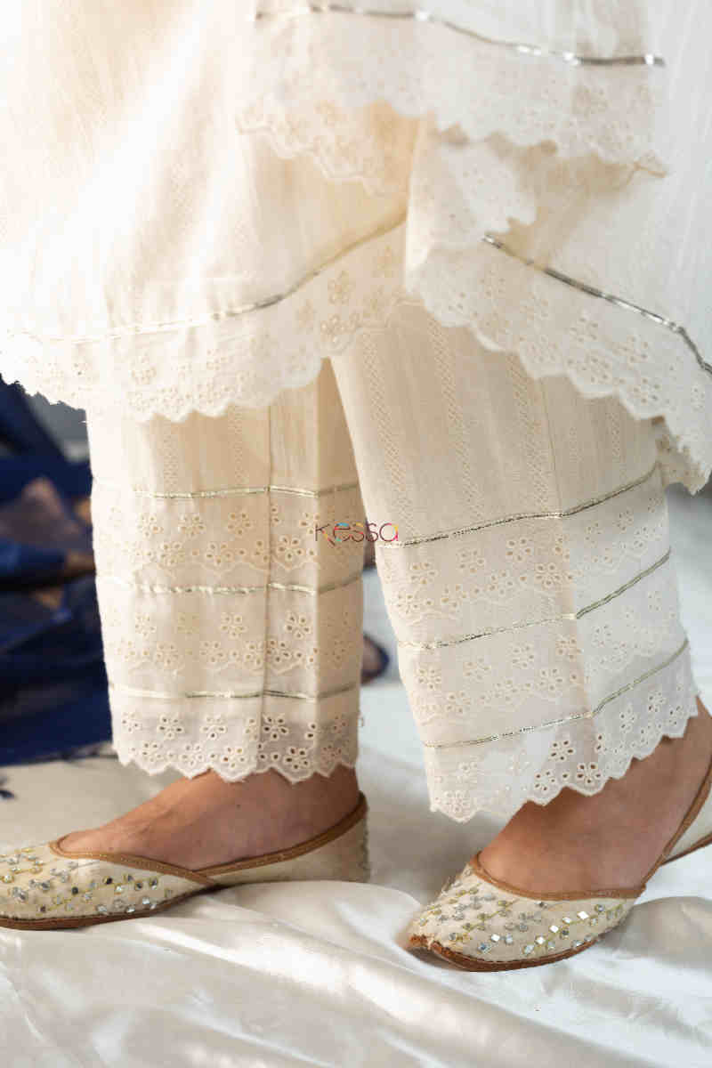 Image for Kusvaa Ws848 Padmakshi Shiffley Kalidaar Kurta Pant Set Bottom
