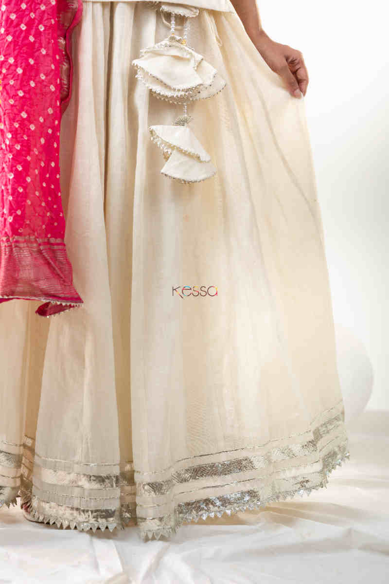 Image for Kusvaa Ws852 Niranjana Cotton Based Complete Skirt Set Bottom