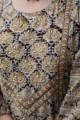 Image for Kusvaa Ws856 Adwita Kalamkari Straight Fit Kurta Closeup 2