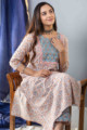 Image for Kusvaa Wsr282 Surasa Block Printed Kurta With Pant Sitting 1