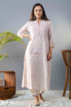 Image for Kusvaa Wsr283 Prabha Handblock Print Kurta Pant Set Front 1