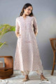 Image for Kusvaa Wsr283 Prabha Handblock Print Kurta Pant Set Look