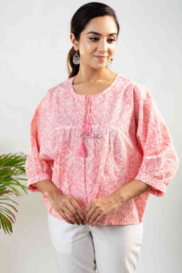 Image for Kusvaa Avdaf117 Ananya Drop Shoulder Top Featured
