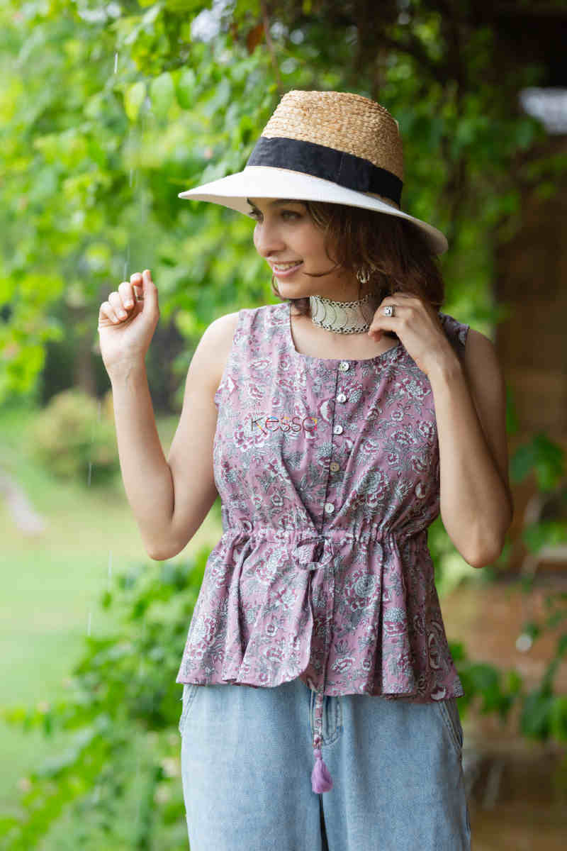 Image for Kusvaa Avdaf127 Amata Short Cotton Top Top