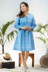 Image for Kusvaa Avdaf132 Oishi Powder Blue Dress Featured