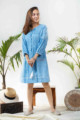 Image for Kusvaa Avdaf132 Oishi Powder Blue Dress Front