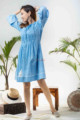 Image for Kusvaa Avdaf132 Oishi Powder Blue Dress Look