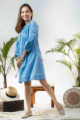 Image for Kusvaa Avdaf132 Oishi Powder Blue Dress Side
