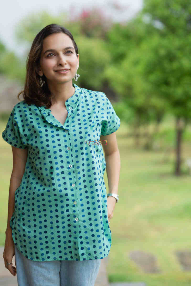 Image for Kusvaa Avdaf135 Kalynanda Shirt Style Top Featured