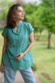 Image for Kusvaa Avdaf135 Kalynanda Shirt Style Top Front