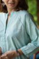 Image for Kusvaa Avdaf136 Vasanta Cotton Polka Dot Short Top Sleeves