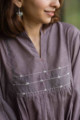 Image for Kusvaa Avdaf142 Salena Cotton Dobby Short Kurti Closeup
