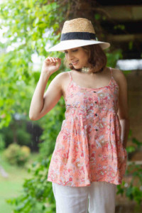 Image for Kusvaa Bpr02 Urvi Block Print Strap Short Top Featured