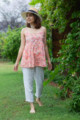Image for Kusvaa Bpr02 Urvi Block Print Strap Short Top Front