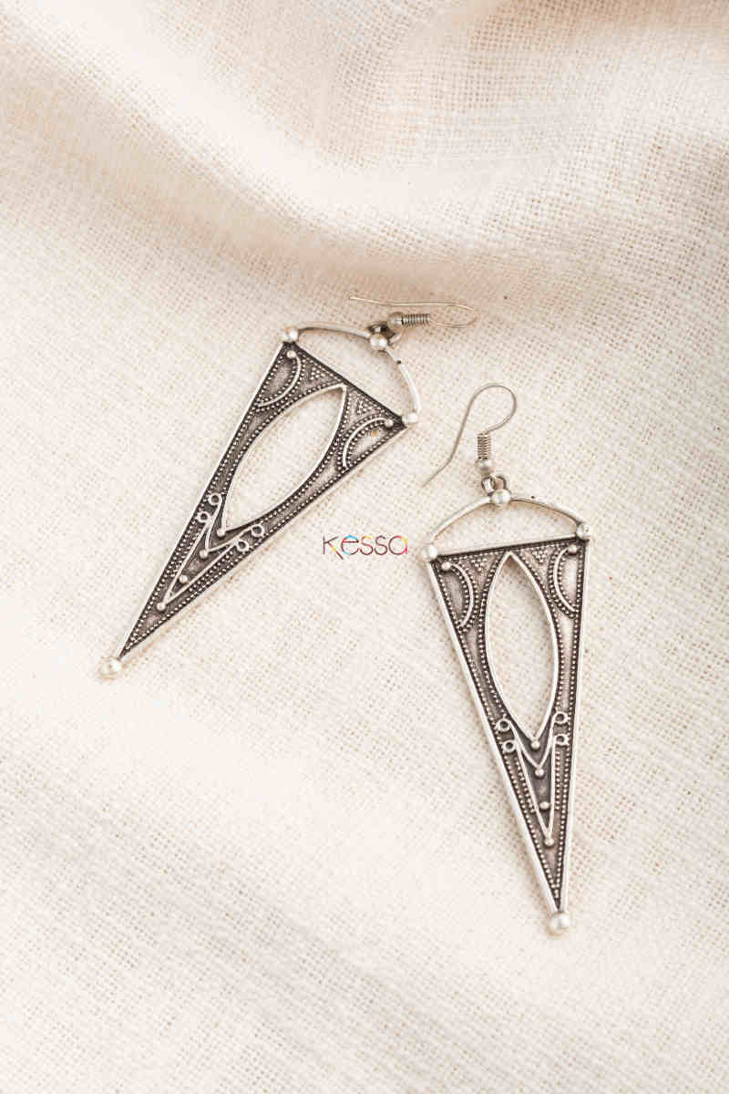 Image for Kusvaa Kpe212 Kazaki Tribal Boho Earrings