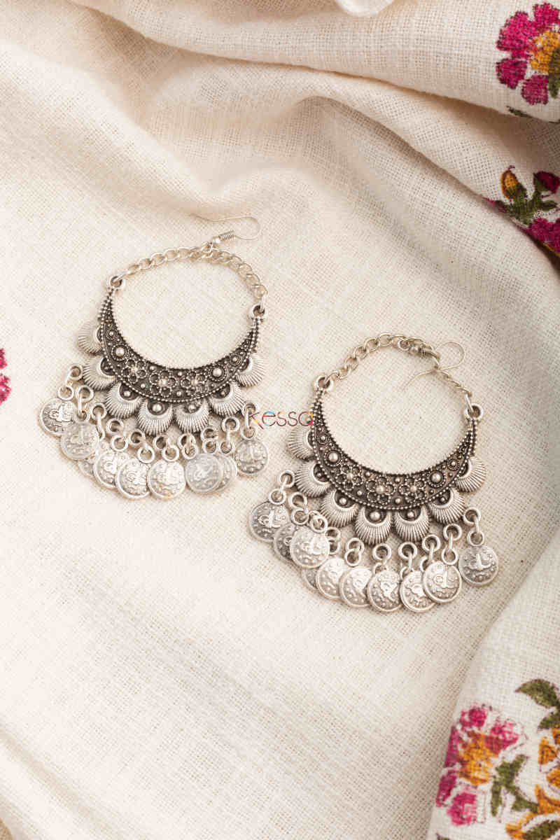 Image for Kusvaa Kpe237 Kazaki Tribal Earrings