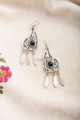 Image for Kusvaa Kpe249 Turkish Stone Pendant Earring Black