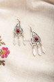 Image for Kusvaa Kpe249 Turkish Stone Pendant Earring Red