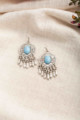 Image for Kusvaa Kpe272 Turkish Stone Circular Earring Blue