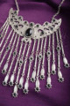 Image for Kusvaa Kpn136 Turkish Multi Stone Pendant Necklace Black