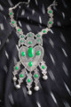 Image for Kusvaa Kpn140 Turkish Multi Stone Ghunghroo Necklace Green
