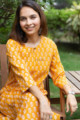 Image for Kusvaa Taf81 Vanhi Cotton Straight Fit Kurta Sitting
