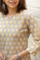 Image for Kusvaa Taf82 Araya Cotton Straight Fit Kurta Sleeves