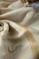 Image for Kusvaa Umsdupatta26 Chanderi Cream Mukesh Dupatta Front New