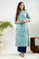 Image for Kusvaa Vcr121 Turvi Regular Straight Wear Cotton Kurta 1 Front 1