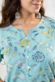 Image for Kusvaa Vcr121 Turvi Regular Straight Wear Cotton Kurta Closeup 1