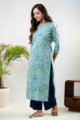 Image for Kusvaa Vcr121 Turvi Regular Straight Wear Cotton Kurta Side 1