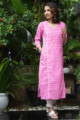 Image for Kusvaa Vcr123 Oishi Cotton Straight Wear Kurta 1 Pocket
