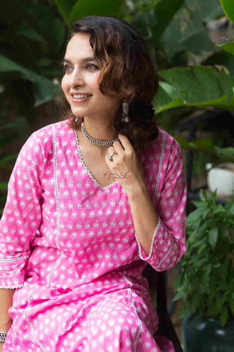 Image for Kusvaa Vcr123 Oishi Cotton Straight Wear Kurta 1 Sitting