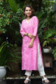 Image for Kusvaa Vcr123 Oishi Cotton Straight Wear Kurta 1 Sleeve